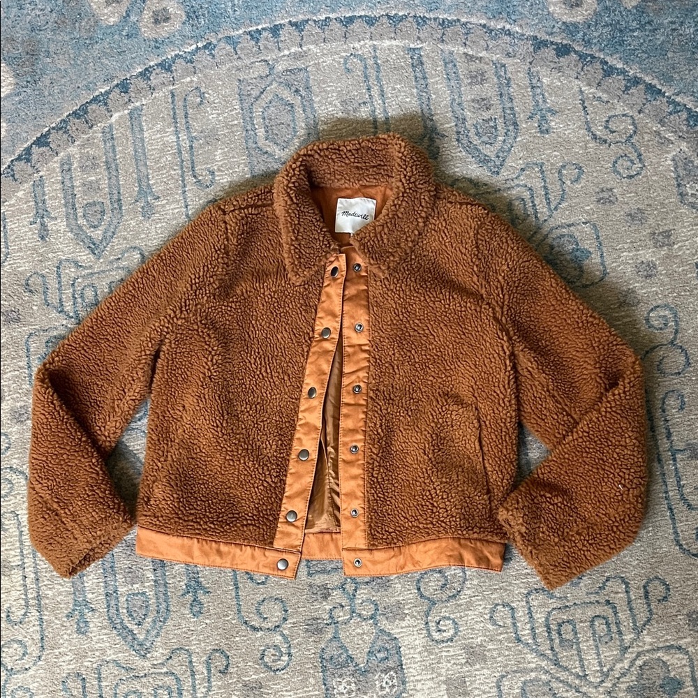 Madewell Tan Sherpa Jacket